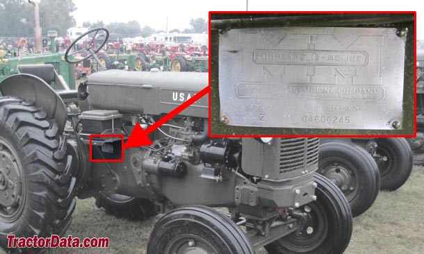 Minneapolis-Moline ZASI serial number location