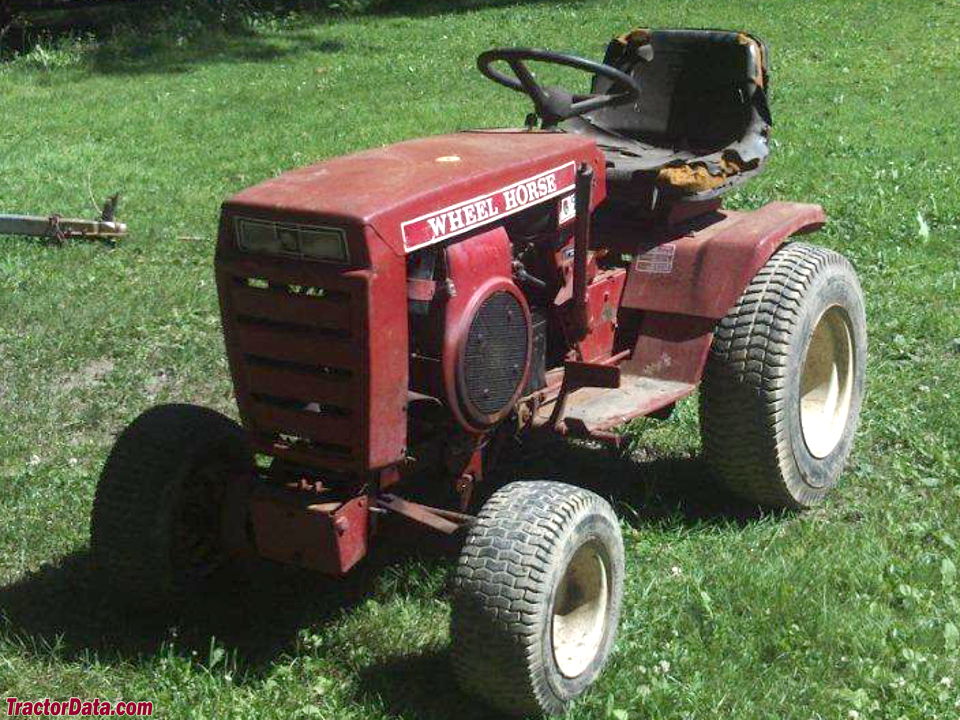 Wheel Horse C120 tractor photos information