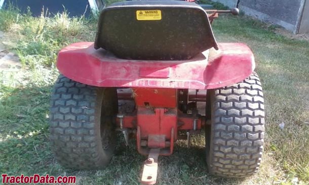 1972 Wheel Horse Commando 800, rear view