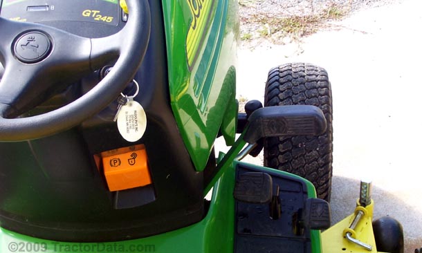 John Deere GT245 Tuff Torq transmission photo