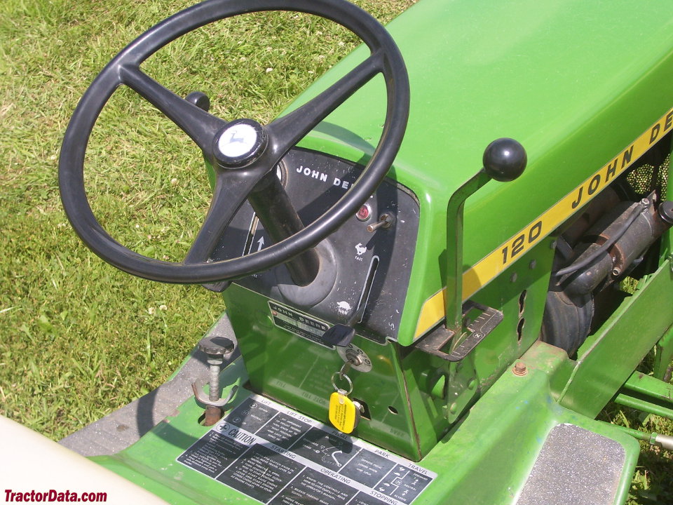 John Deere 120 tractor photos information