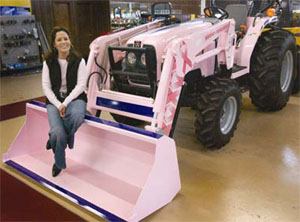 Pink Massey Ferguson 1547 for Susan G. Comen Foundation