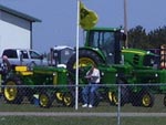 Featured John Deere tractors at the show