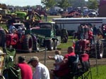 Antique tractor pull at Le Sueur Pioneer Power Show