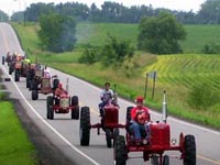Henderson Tractor Ride enters Union Hill