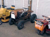 Rare garden tractors