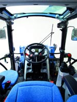 New Holland T4.105 Utility Tractor VisionView cab
