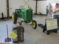 Experimental model M tractor built at the Deere Wagon Works before full production moved to Dubuque.