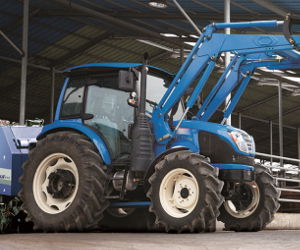 LS Mtron XP series tractor with loader.