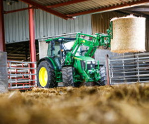 John Deere 5125R tractor with loader.