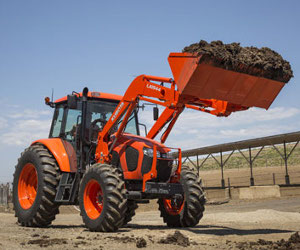 Kubota M6S 111 utility tractor with loader.