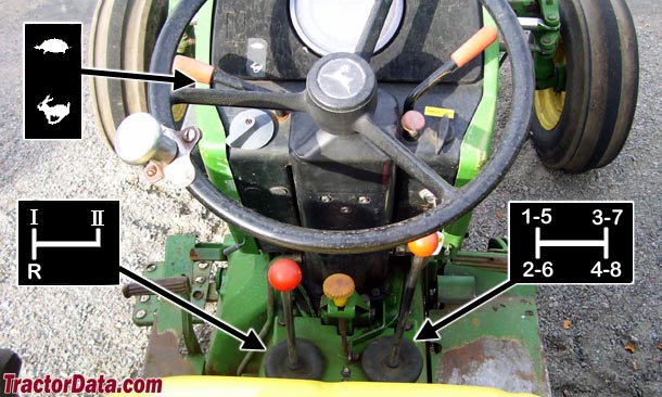 John Deere 2550 Hi-Lo Top-Shaft Synchronized transmission photo