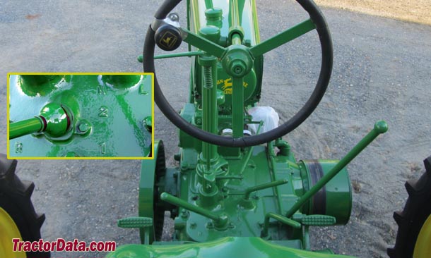 John Deere B transmission photo