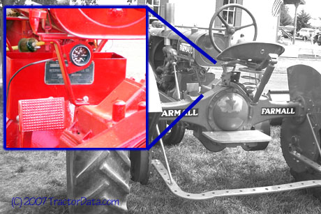 Farmall F-20 serial number location