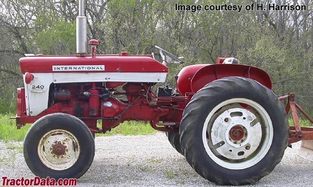 Side view of International 240 utility