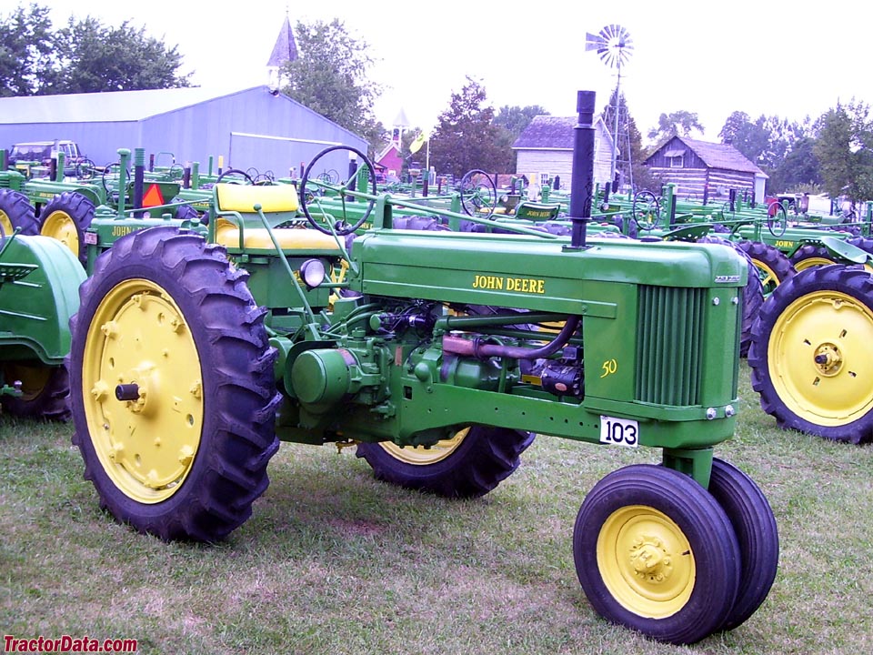 John Deere 50 tractor photos information