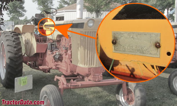 J.I. Case 941 GP serial number location