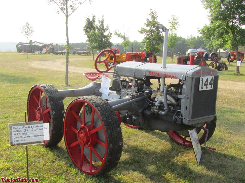 Tractordata Com Massey Harris Gp 15 22 Tractor Photos Information