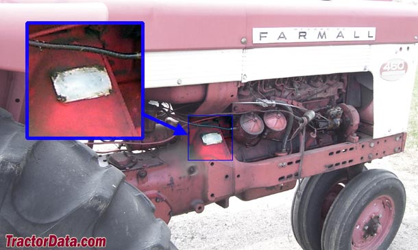 International 350 Utility Tractor Serial Number