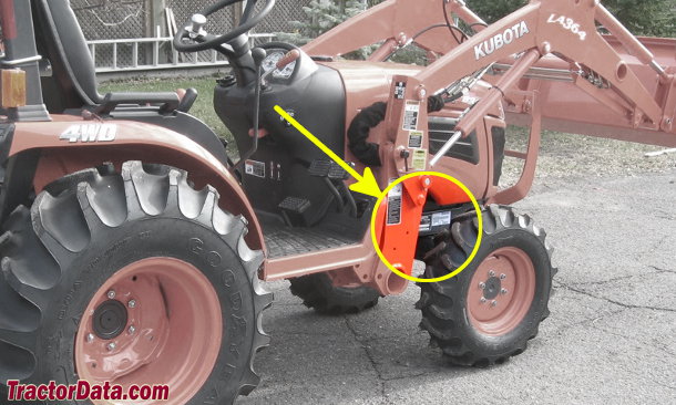 kubota tractor year serial number