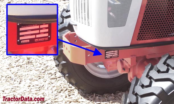 new holland tractor serial number location