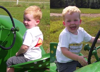 childrens tractor driver shirt