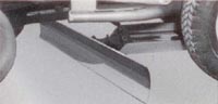 center mounted blade
