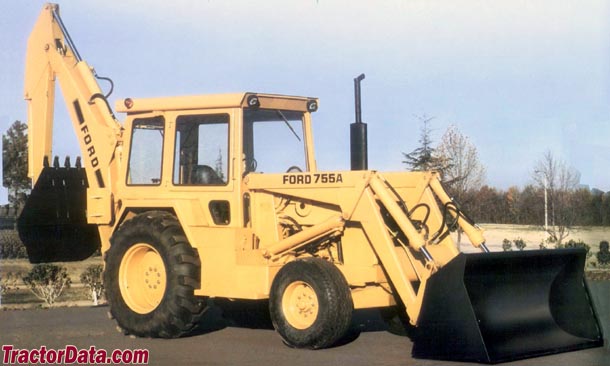 1983 555 Backhoe ford #2