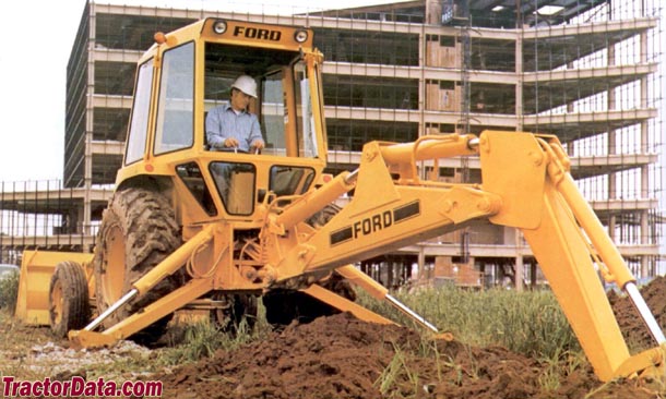 1983 555 Backhoe ford #3