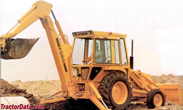 1983 555 Backhoe ford #10