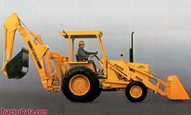 Ford 555 loader backhoe specs