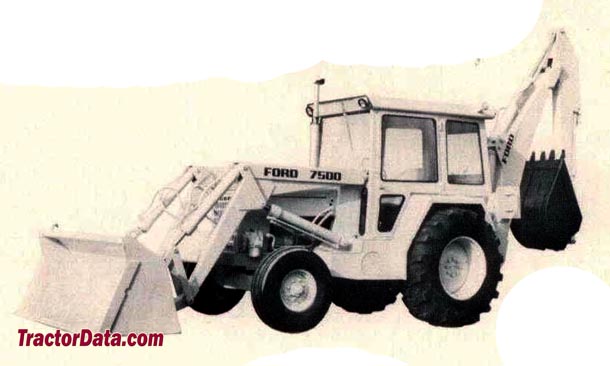 1974 Ford 7500 backhoe #3