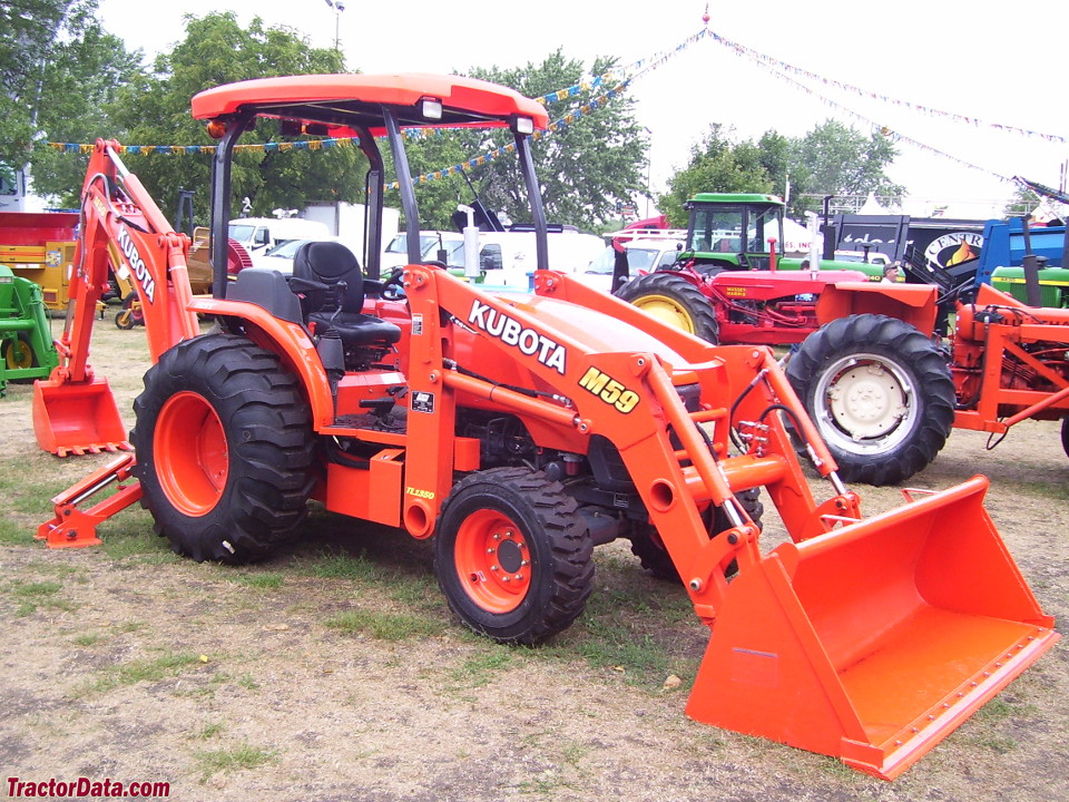 Right-side profile of the Kubota M59