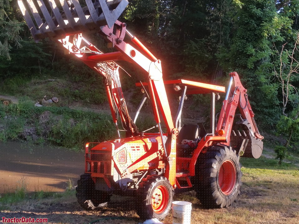 Kubuta L48 backhoe.
