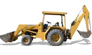 John Deere 310A tractor photo