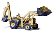 David Brown 800 backhoe photo