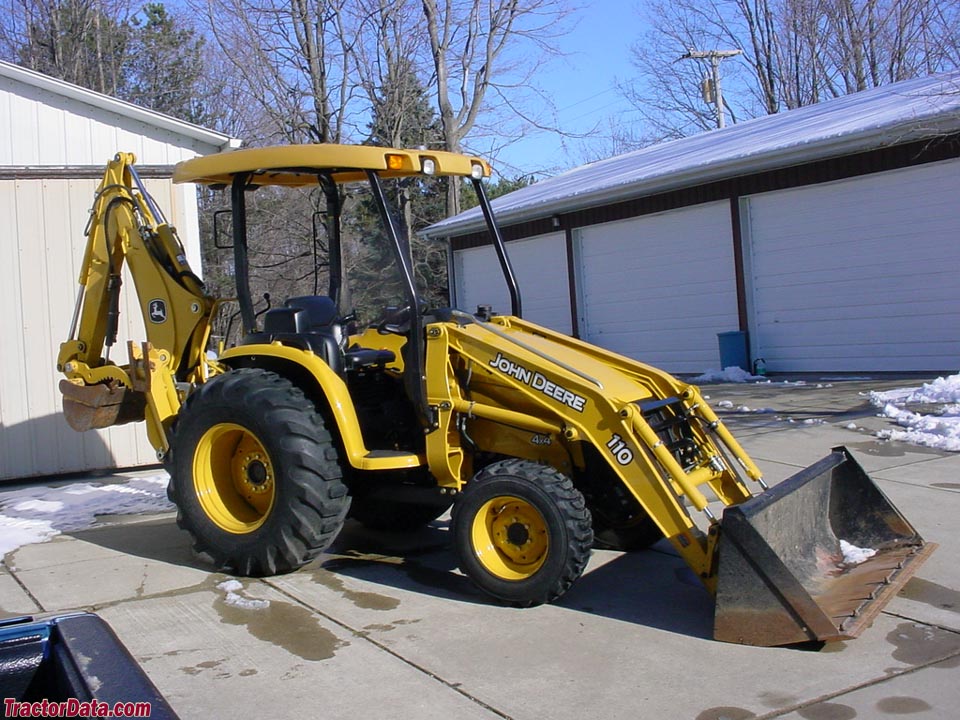 John Deere 110tlb Backhoe Loader Tractor Photos Information