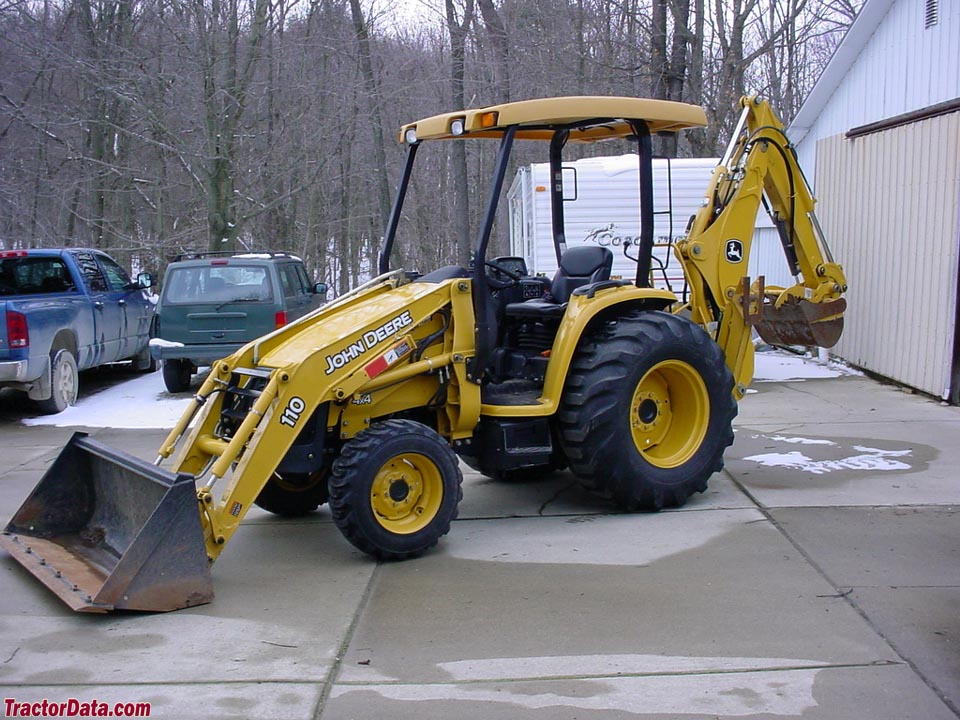 John Deere 110tlb Backhoe Loader Tractor Photos Information