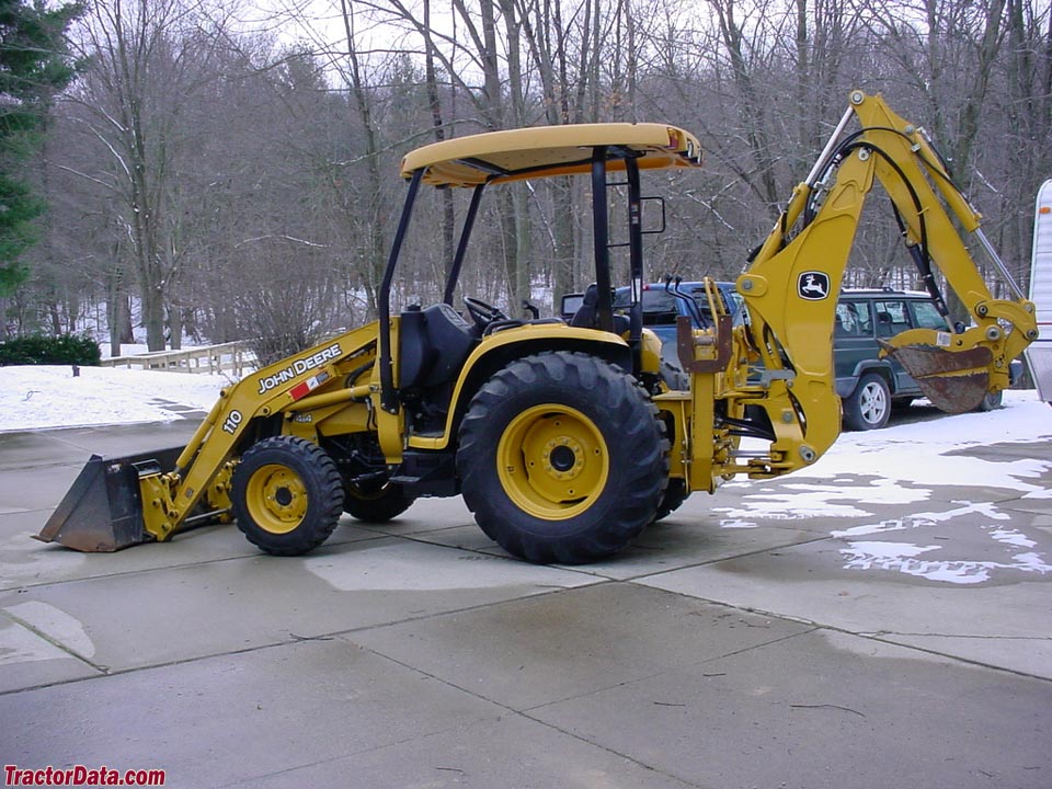 John Deere 110tlb Backhoe Loader Tractor Photos Information