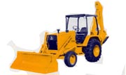 John Deere 210C tractor photo