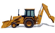 John Deere 410C backhoe photo