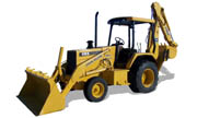 John Deere 410D tractor photo