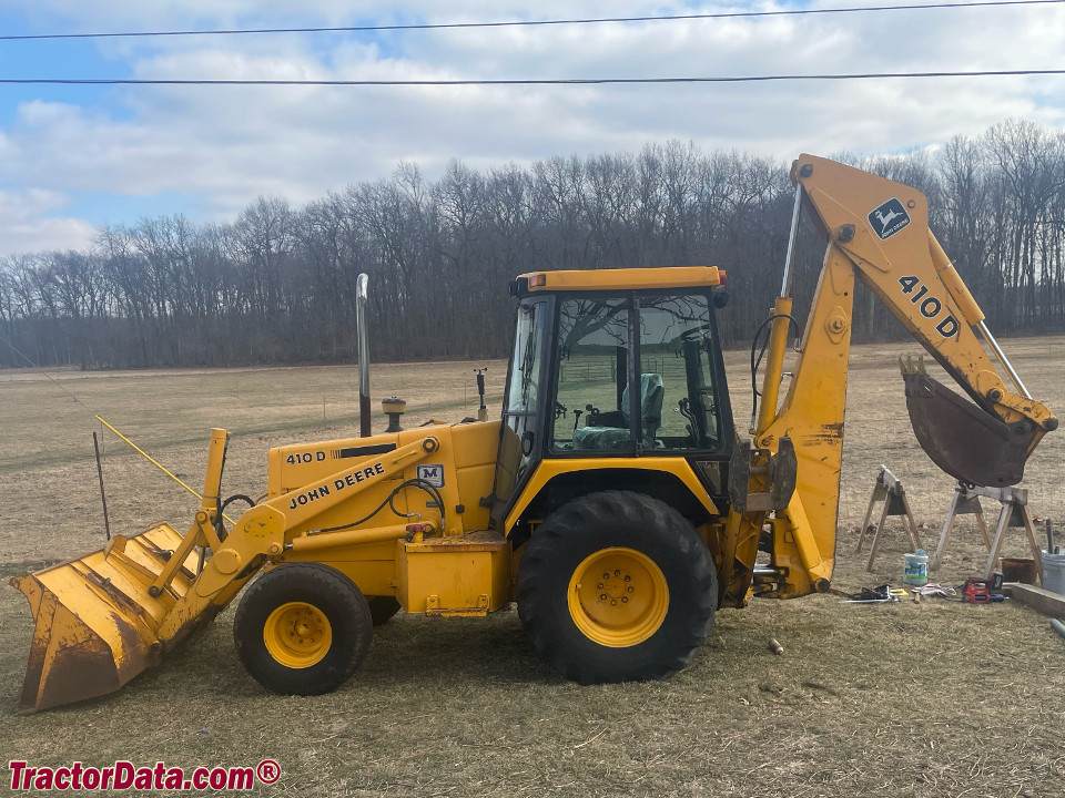 John Deere 410d Backhoe Loader Tractor Information