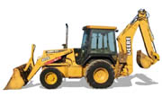 John Deere 410E tractor photo