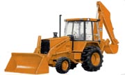 John Deere 610C backhoe photo