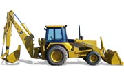 John Deere 710C backhoe photo