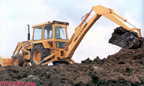 1985 Ford backhoe 755 a #4