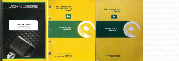 870 manuals literature