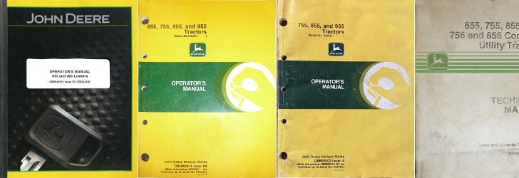 955 manuals literature