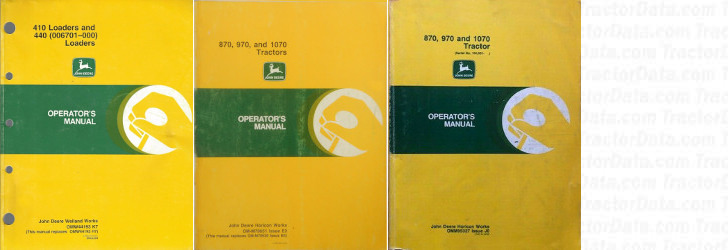 970 manuals literature